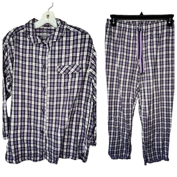 Sleep Sense Flannel‎ Pajamas - Picture 1 of 8